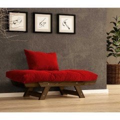 Adalar Masif Ceviz-Kırmızı Renk Berjer CPT8135-140