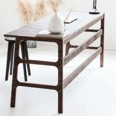 Rustico Ahşap Çalışma Masası 180X50 Ceviz Renk CPT4630-180