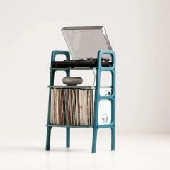 Aria, Ahşap Kitaplık Ve Pikap Standı, 90x50