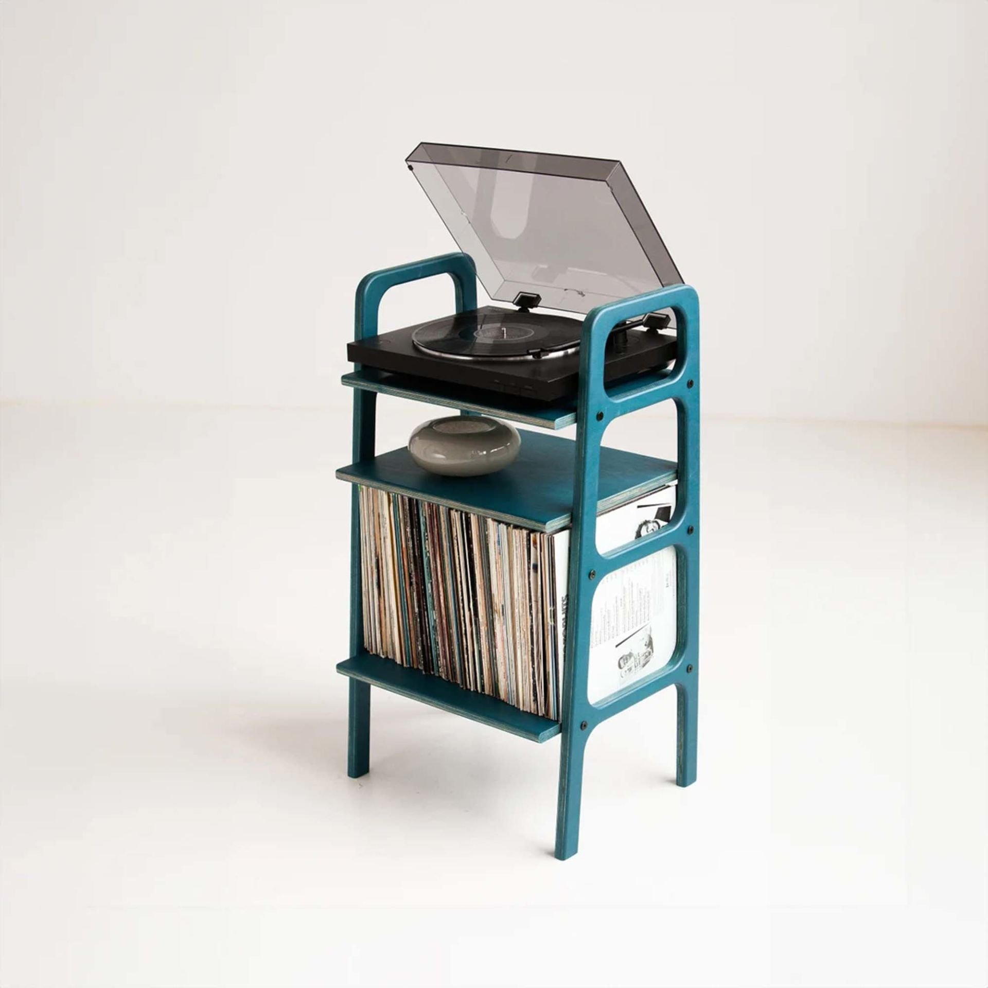 Aria, Ahşap Kitaplık Ve Pikap Standı, 90x50