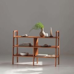 Monte, Ahşap Kitaplık Ve Raf Ünitesi, 120x90