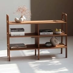 Monte, Ahşap Kitaplık Ve Raf Ünitesi, 120x90