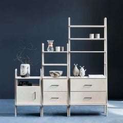 Stanza, Ahşap, 140x50, Natural Renk,  Kitaplık ve Raf Ünitesi, CPT4677-50