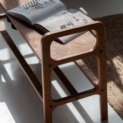 Porta, Ahşap, Ayakkabılık, 100x40, Ceviz Renk, CPT4724-100