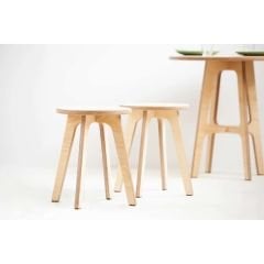 Ihlamur, Ahşap Tabure, 32x41 cm (1 Adet)