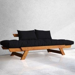 Adalar Masif Tik-Siyah Renk 2li Kanepe CPT8105-210