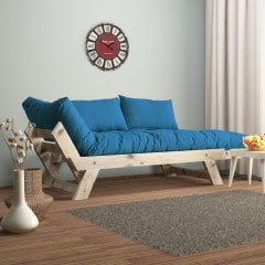 Adalar Masif Natural-Mavi Renk 2li Kanepe CPT8109-210