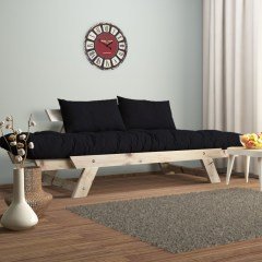 Adalar Masif Natural-Siyah Renk 2li Kanepe CPT8111-210