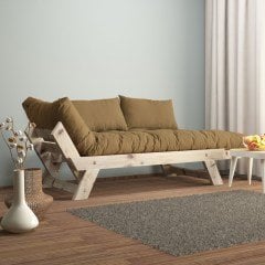 Adalar Masif Natural-Camel Renk 2li Kanepe CPT8122-210