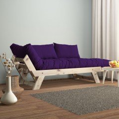 Adalar Masif Natural-Mor Renk 2li Kanepe CPT8124-210