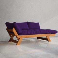 Adalar Masif Tik-Mor Renk 2li Kanepe CPT8127-210