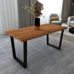 Ilgın Masif Tik Renk 120x70 Yemek Masası CPT7217-120