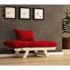Adalar Masif Natural-Kırmızı Renk Berjer CPT8145-140