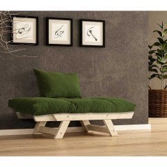Adalar Masif Natural-Yeşil Renk Berjer CPT8150-140