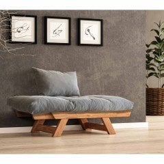 Adalar Masif Tik-Gri Renk Berjer CPT8153-140