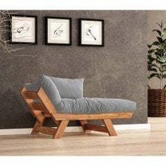 Adalar Masif Tik-Gri Renk Berjer CPT8153-140