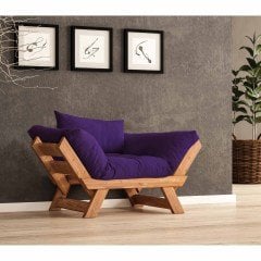 Adalar Masif Tik-Mor Renk Berjer CPT8157-140