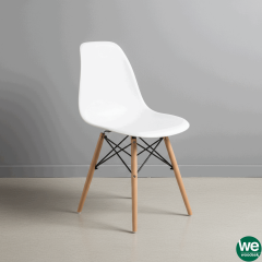 Luna Ağaç Ayaklı Beyaz Sandalye SND3005-BYZ