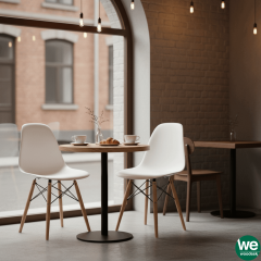 Luna Ağaç Ayaklı 2 ADET Beyaz Sandalye SND3007-2BYZ