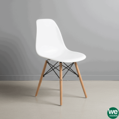 Luna Ağaç Ayaklı 4 ADET Beyaz Sandalye SND3009-4BYZ