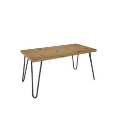 Tarz Masif Ağaç Natural Renk 80x40 Orta Sehpa CPT2859-80