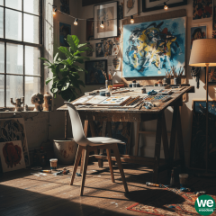 Monza Ağaç Ayaklı, Minderli, Beyaz Sandalye SND3014-1BYZ