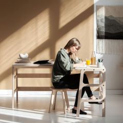 Valencia Ahşap Çalışma Masası 125X60 Natural Renk CPT4631-125