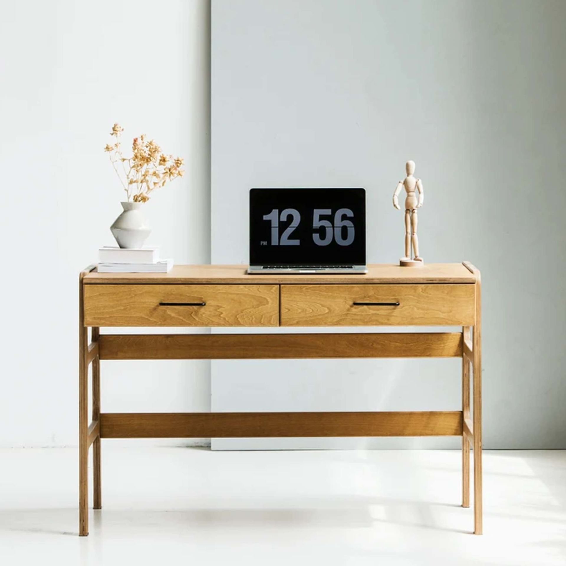 Mistral Ahşap Çalışma Masası 120X65 Tik Renk CPT4633-120
