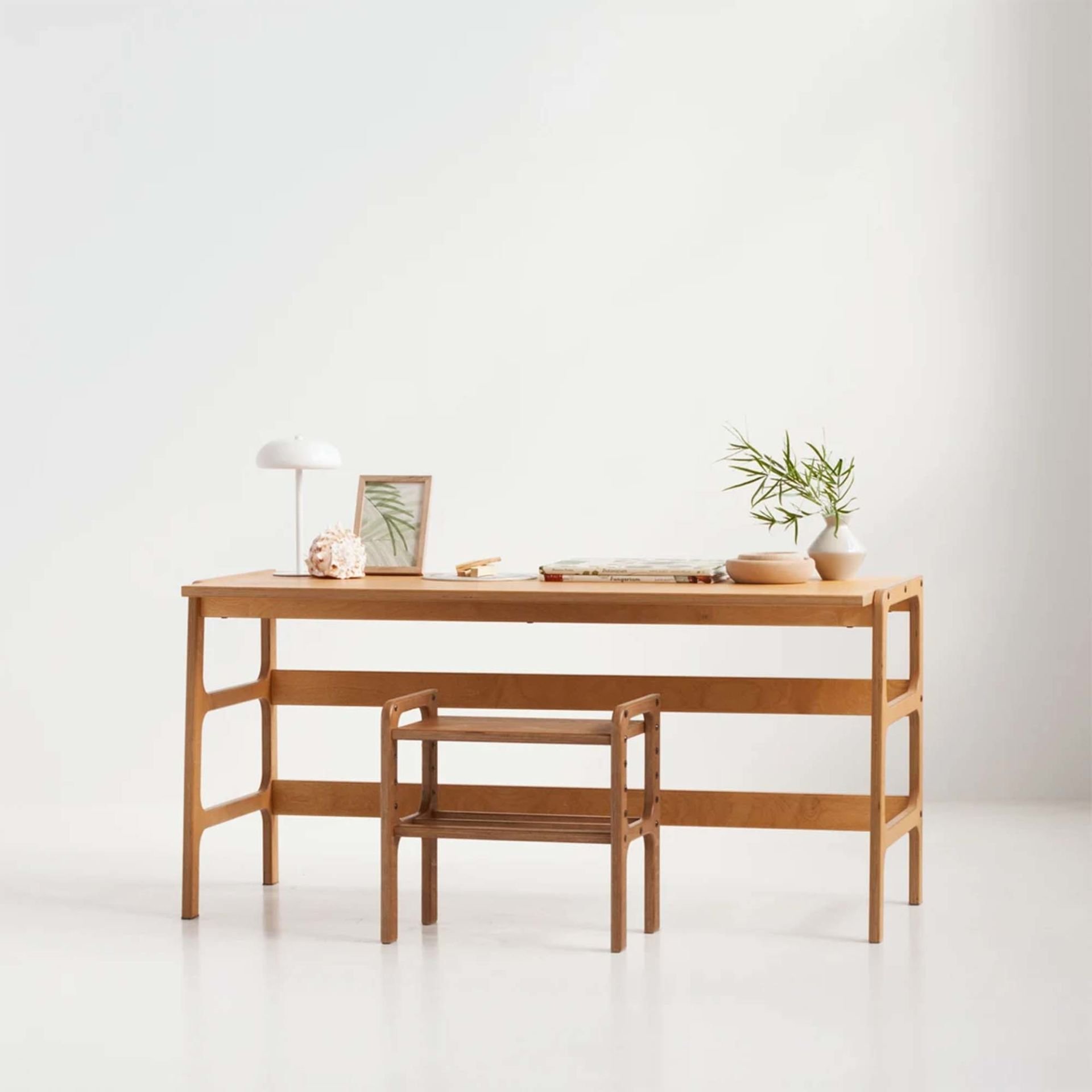 Elara Ahşap Çalışma Masası 150X60 Natural Renk CPT4637-150