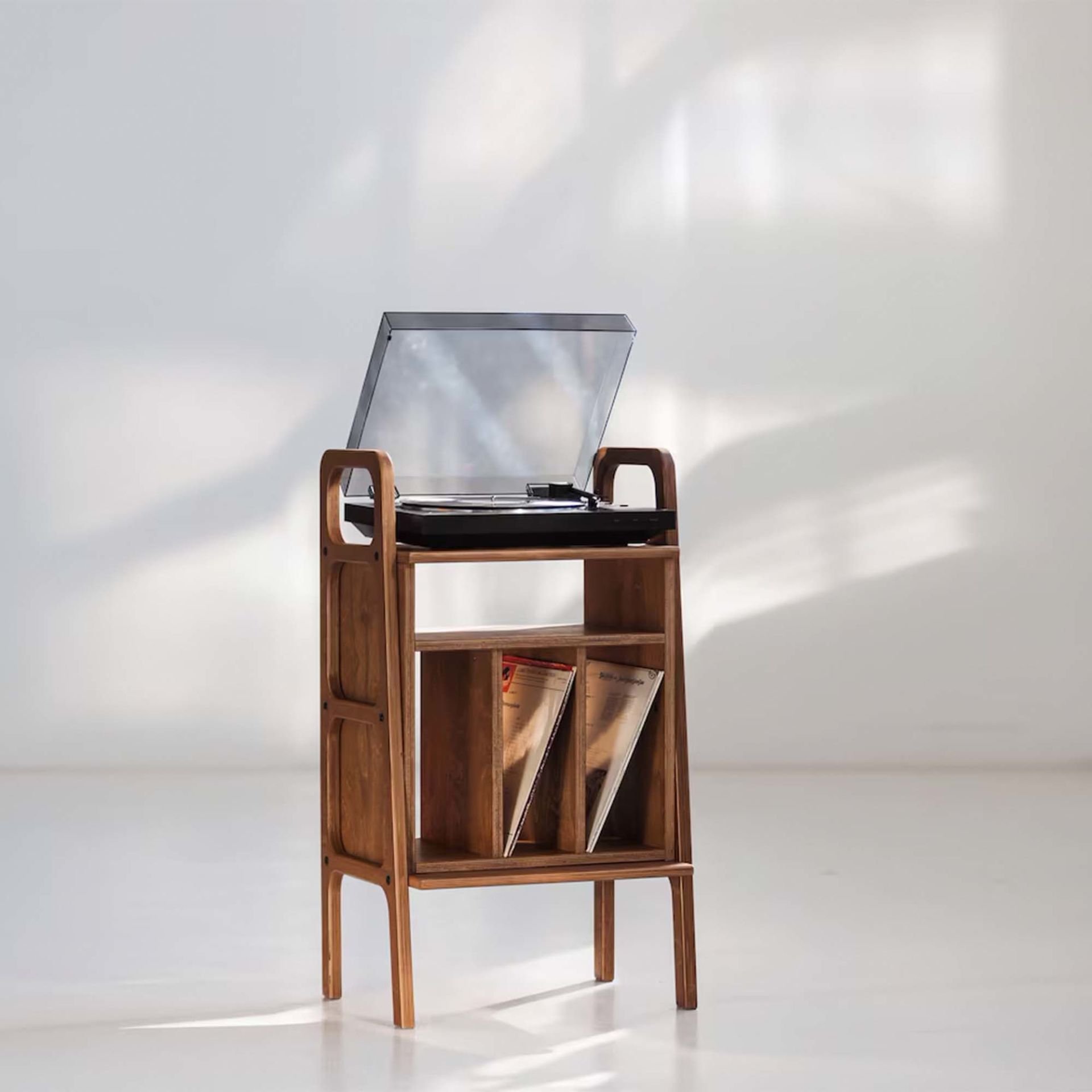 Lyric, Ahşap Kitaplık Ve Pikap Standı, 90x50, Ceviz Renk CPT4645-50