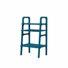 Aria, Ahşap Kitaplık Ve Pikap Standı, Mavi Renk