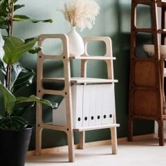 Faggio, Ahşap Kitaplık ve Raf Ünitesi, 90x50