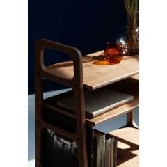 Faggio, Ahşap Kitaplık ve Raf Ünitesi, 90x50