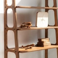 Librero, Ahşap Kitaplık ve Raf Ünitesi, 140x50