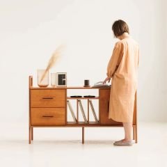 Brise, Ahşap, Dolap Ve Konsol, 140x90, Tik Renk, CPT4688-140