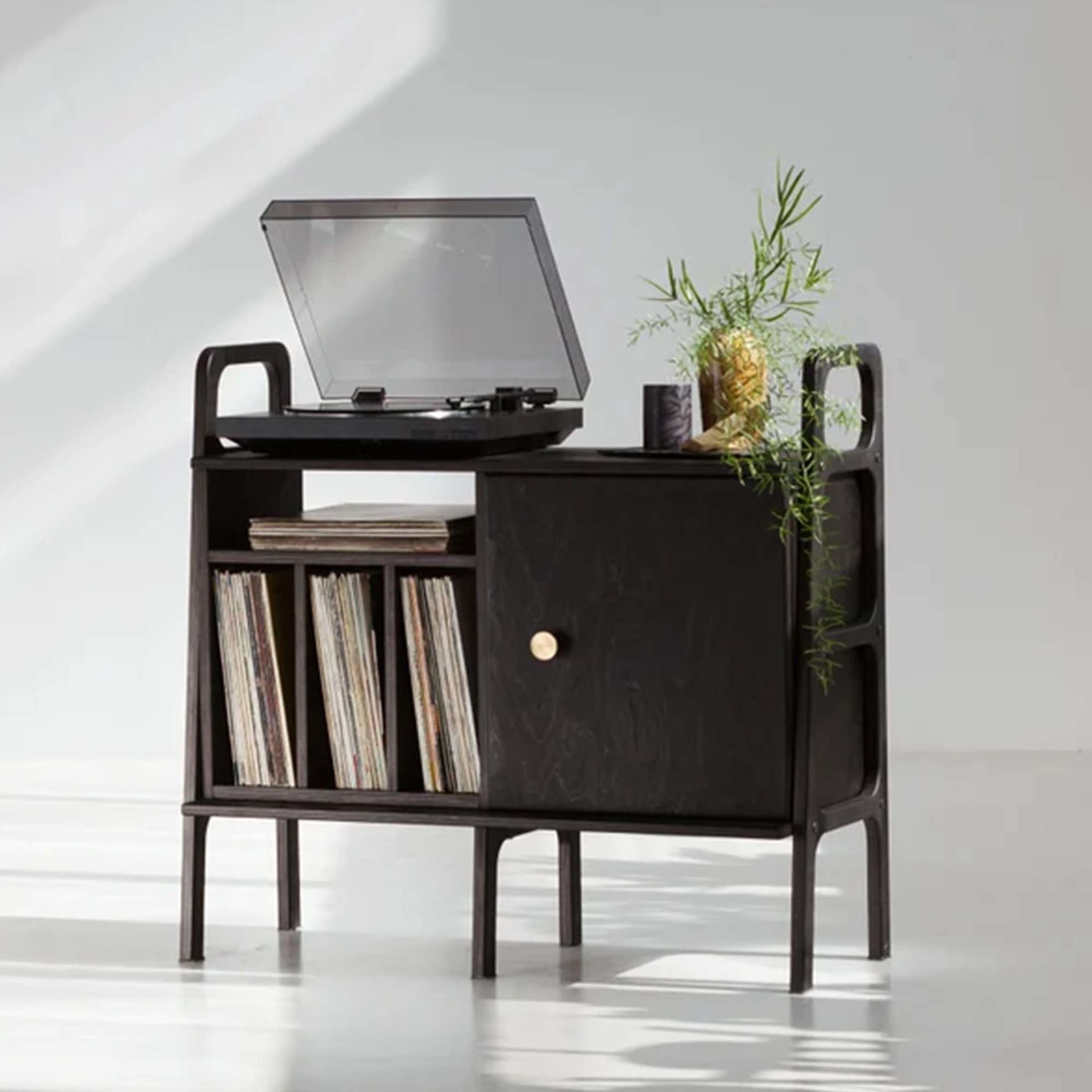 Black, Ahşap, 100x90, Dolap Ve Pikap Standı, Siyah Renk, CPT4689-100