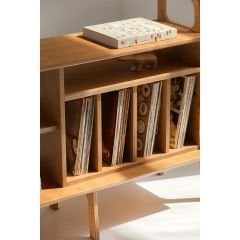 Legno, Ahşap Kitaplık ve Raf Ünitesi, 120x90, Tik Renk, CPT4694-120