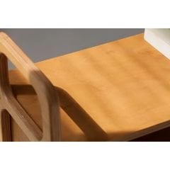 Legno, Ahşap Kitaplık ve Raf Ünitesi, 120x90, Tik Renk, CPT4694-120