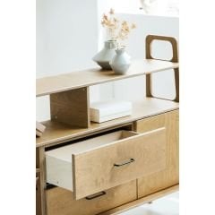 Riva, Ahşap, Dolap Ve Konsol, 170x115, Tik Renk, CPT4696-170