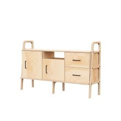 Vetta, Ahşap, Dolap Ve Konsol, 140x90, Natural Renk, CPT4697-140