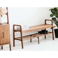 Ponte Ahşap, Ayakkabılık Ve Raf Sistemi, 150x65, Tik Renk, CPT4722-150
