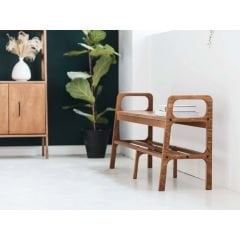 Ponte Ahşap, Ayakkabılık Ve Raf Sistemi, 150x65, Tik Renk, CPT4722-150