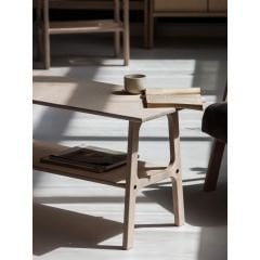 Puerta, Ahşap Orta Sehpa, Coffe Table, 100x50, Ceviz Renk, CPT4743-100