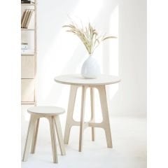Breva, Ahşap Orta Sehpa, Coffee Table, 60x60