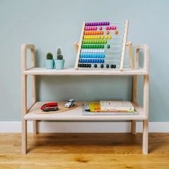 Favola, Montessori Ahşap Çocuk Kitaplığı, 75x65, Natural Renk, CPT4770-75