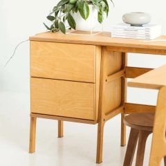 Sera Ahşap Çalışma Masası 100X190 Tik Renk CPT4639-170
