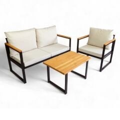 Rosa Bahçe Takımı 2+1+Sehpa CPT5549-130
