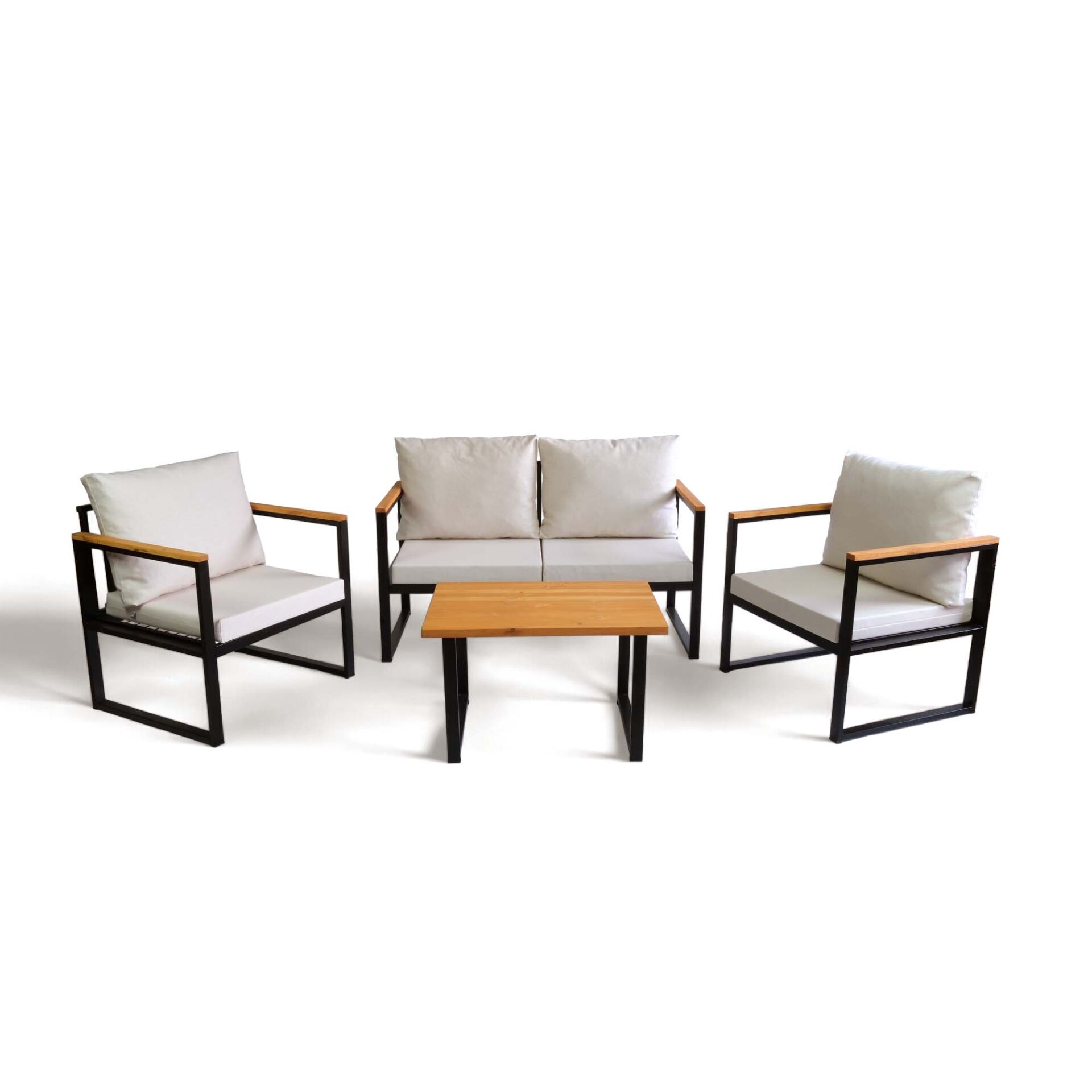 Rosa Bahçe Takımı 2+1+1+Sehpa CPT5553-130