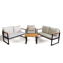 Rosa Bahçe Takımı 2+2+1+Sehpa CPT5554-130