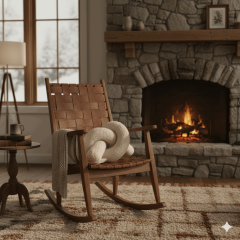 Mimo Dekoratif Düğüm, Kırlent, Yastık, Bej Renk